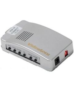 VideoSecu PC to TV Converter VGA to RCA S-Video Mac Computer Laptop to Composite Video Switcher C33