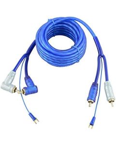 225FWY Triple Shield RCA Interconnect Cables with Drain Wire Car Amp 12 FT.
