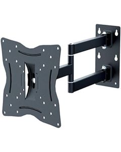 2xhome - Articulating Swivel Swival & Tilt Corner Arm LCD LED 3D Plasma TV TVs Television Monitor Moniter Screen Wall Mount Bracket 23 24 26 30 32 36 37 for 13" - 37" Small Smaller - Load Capacity 44lbs