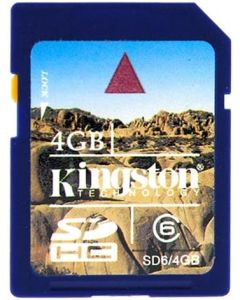 Kingston Digital, Inc. 4 GB Flash Memory Card SD6/4GBKR