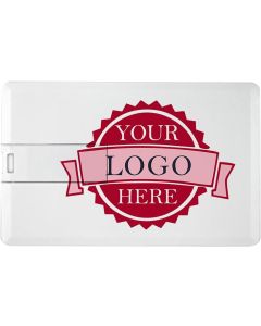Custom Logo/Text 4GB Credit Card Style USB Flash Drive Personalized Pendrive Memory Stick