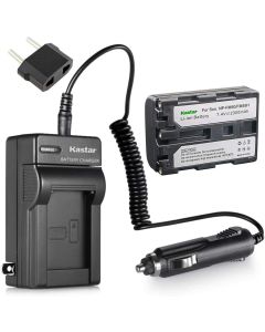 Kastar NPFM50 Battery (1-Pack) + Charger for Sony NP-FM30 NP-FM50 NP-FM51 NP-QM50 NP-QM51 NP-FM55H and CCD-TR DCR-PC DCR-TRV DCR-DVD DSR-PDX GV HVL Series Camcorder (Search The Model in Description)
