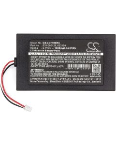 Cameron Sino Battery for Logitech 915-000257, 915-000260, Elite, Harmony 950 PN:Logitech 533-000128, 623158 1300mAh / 4.81Wh